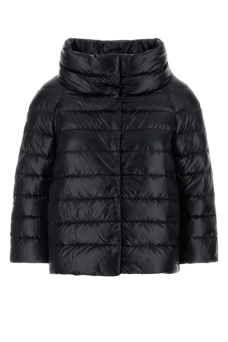 Herno Black Nylon Down Jacket