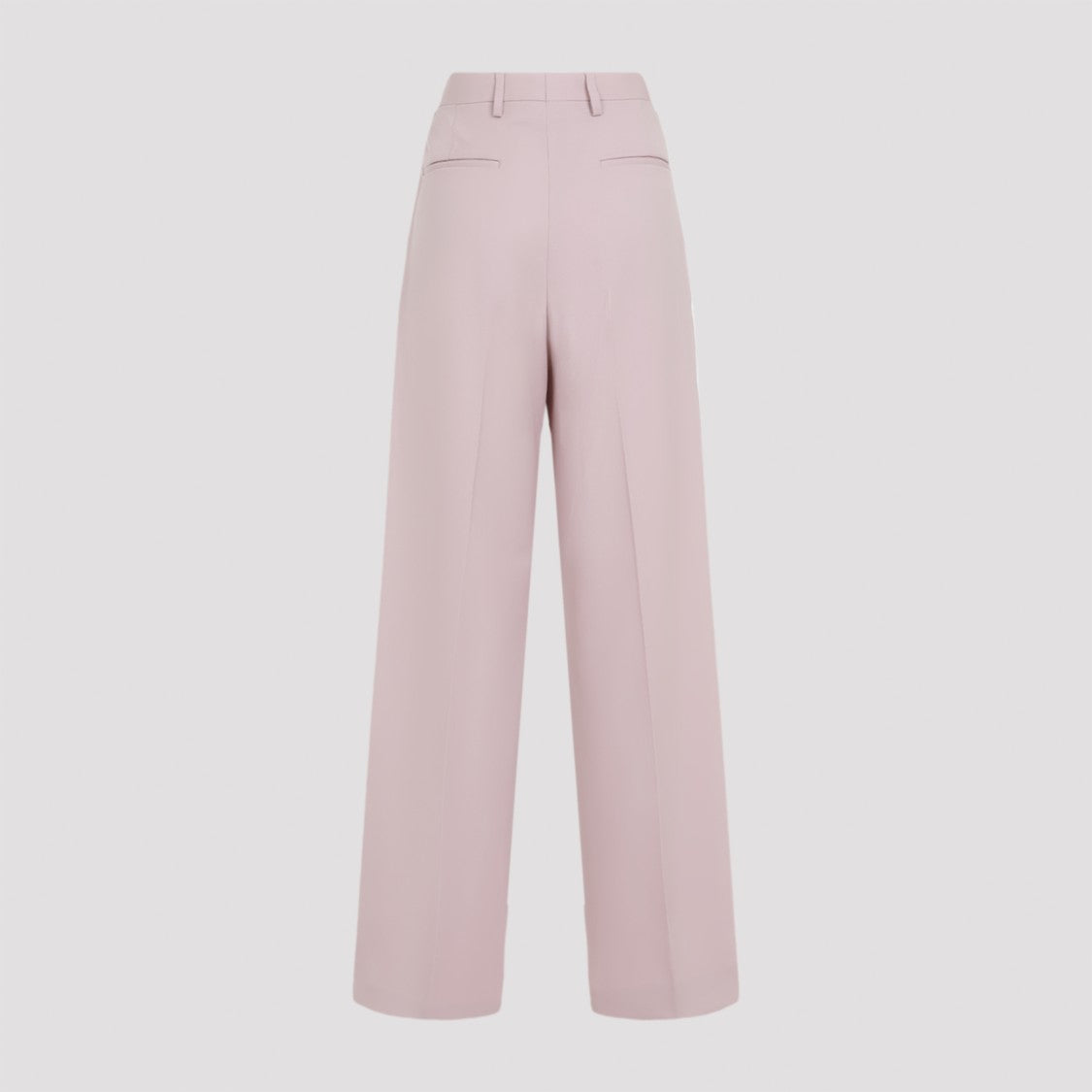 Dries Van Noten Wool Straight Trousers With Pleats And Tailored Fit