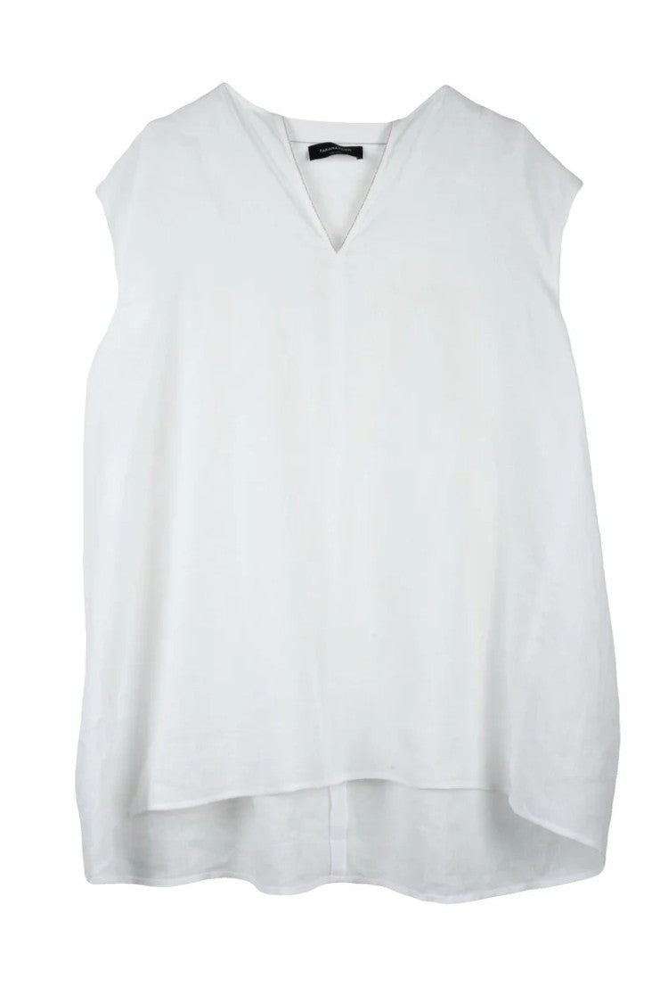 Fabiana Filippi Linen Top - White