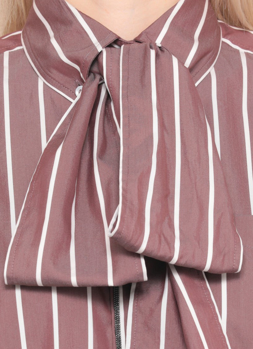 Brunello Cucinelli Shiny Trims Shirt