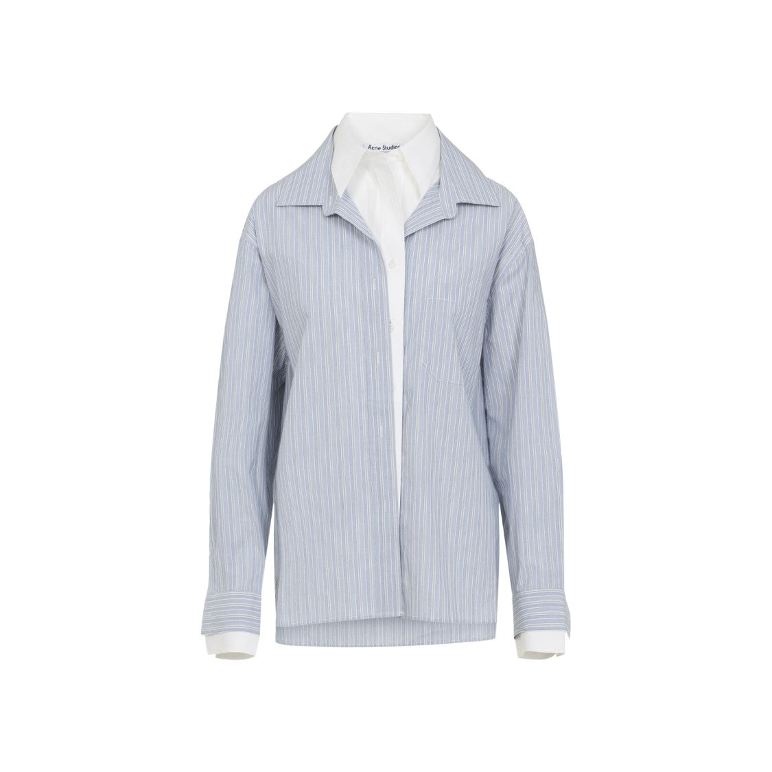 Acne Studios Blue Cotton Blouse
