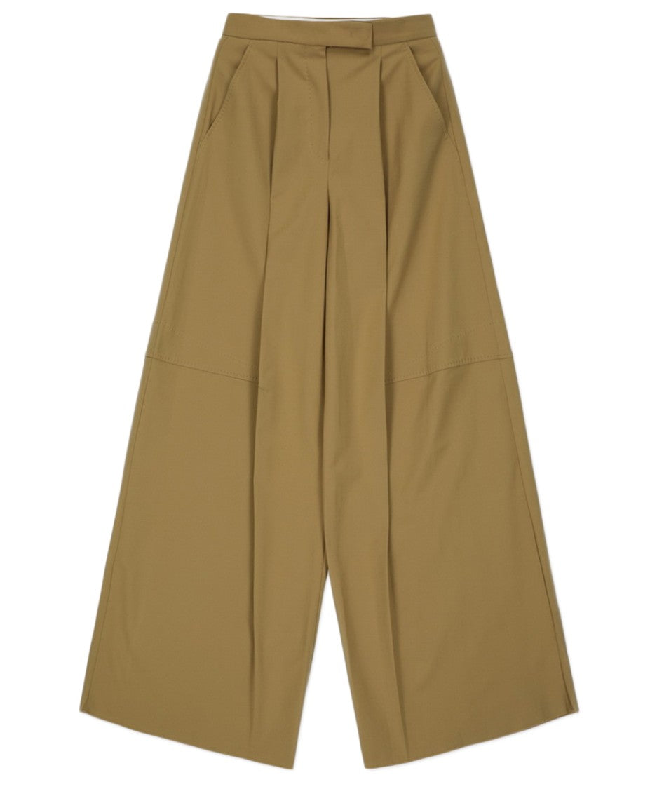Max Mara Wide-Leg High-Waist Trousers With Pleated Detailing