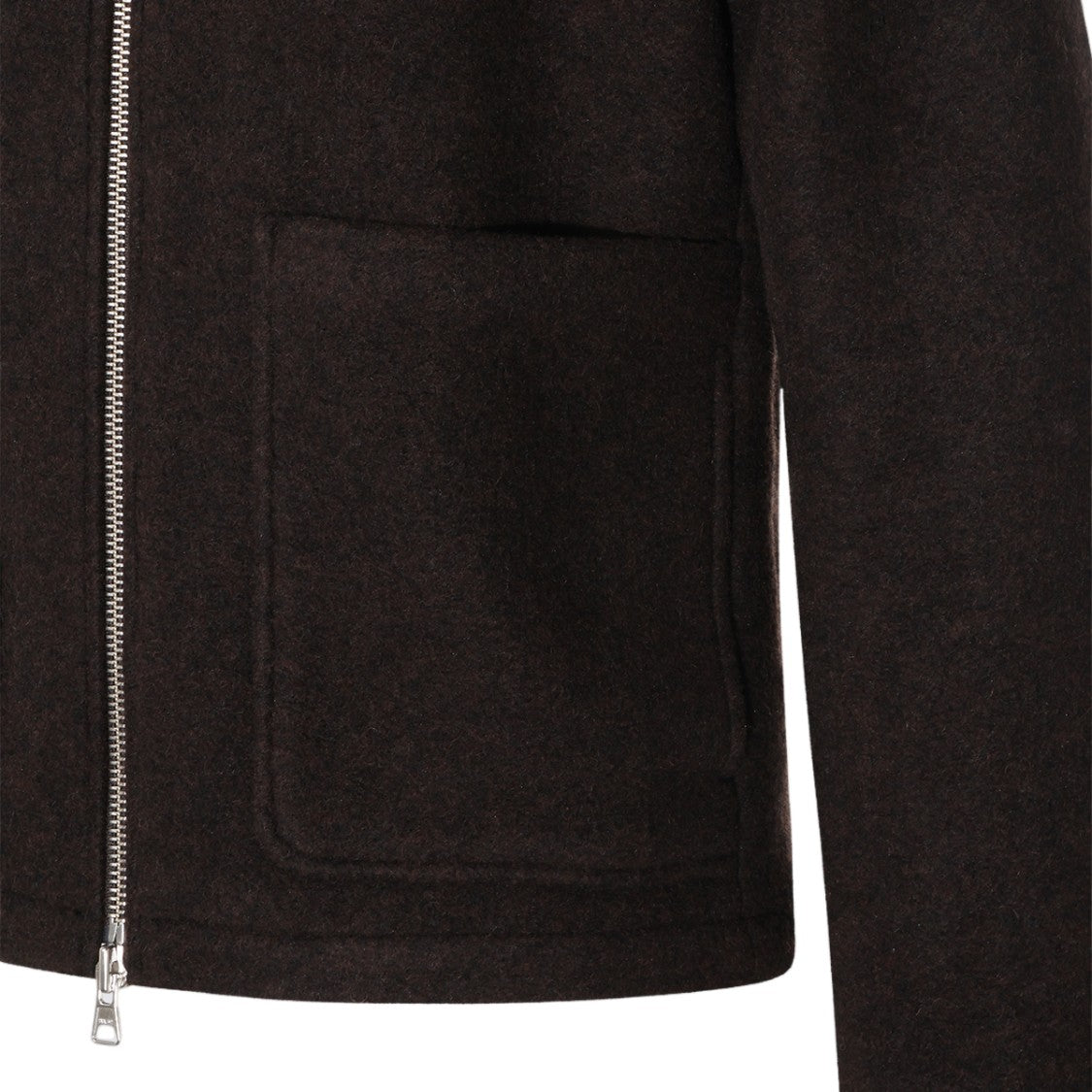 Nn.07 Textured Minimalist Black Casual Jacket