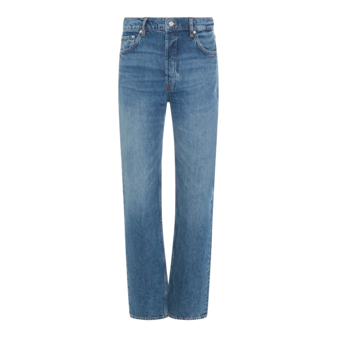 Anine Bing Straight-Leg Jeans With Traditional Five-Pocket Design