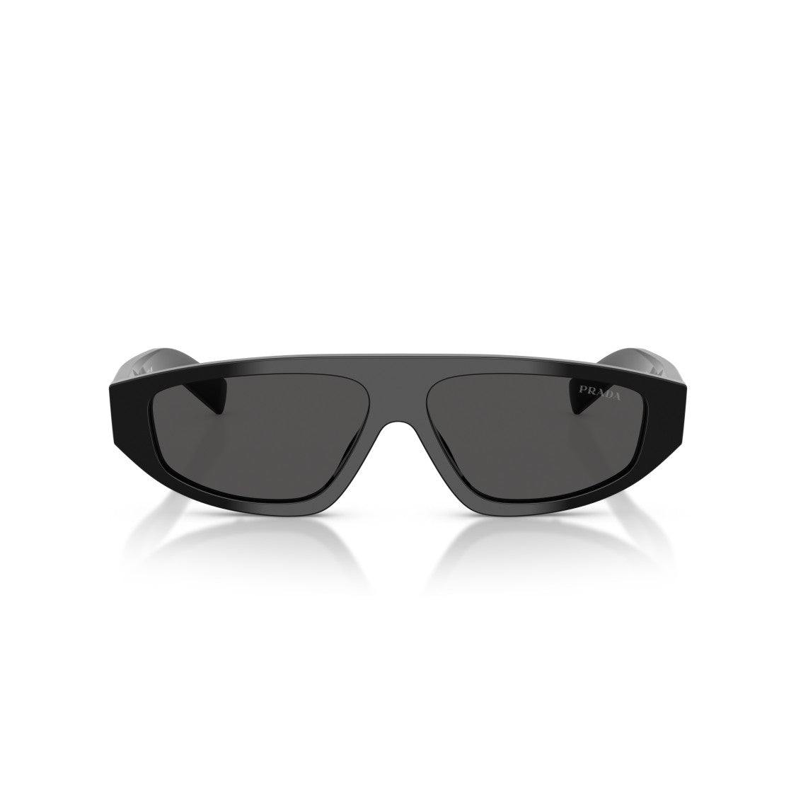 Prada 0Pr C02s Angular Black Sunglasses