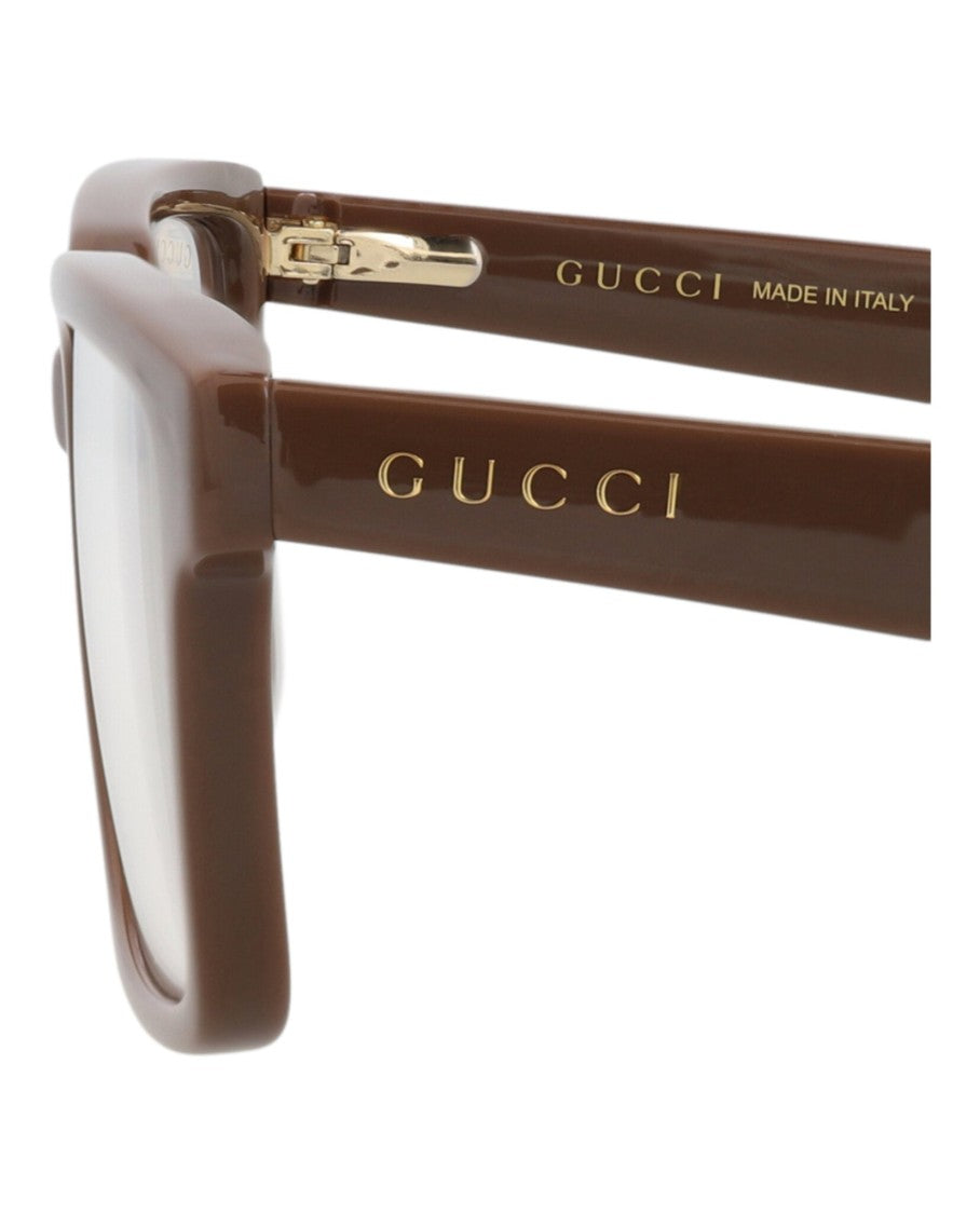 Gucci Square-Frame Injection Sunglasses