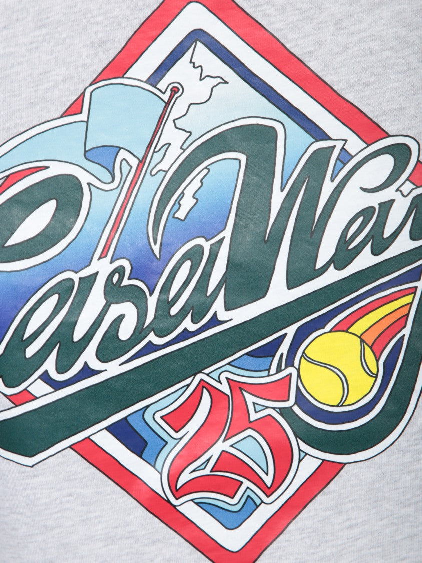 Casablanca Graphic Print Grey T-Shirt