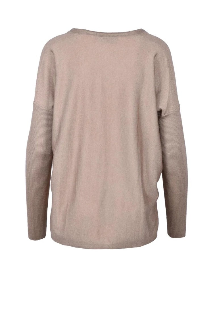 Wild Cashmere Silk And Cashmere Sweater - Taupe