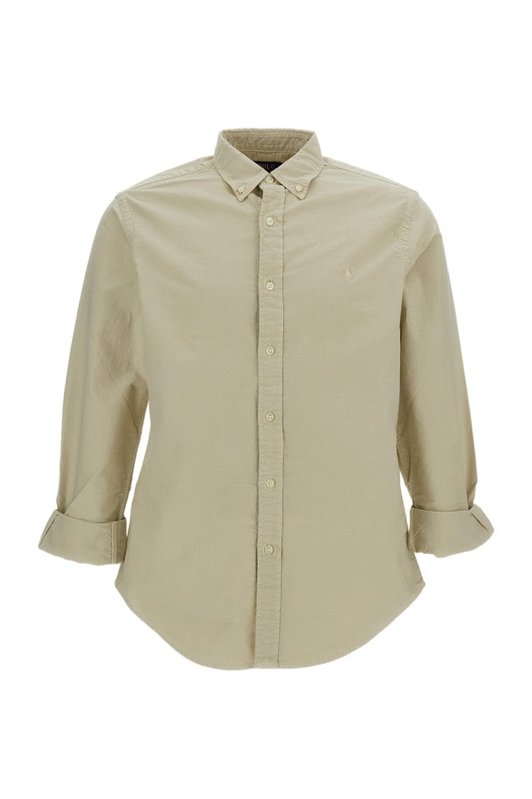 Polo Ralph Lauren Grey Cotton Featherweight Mesh Casual Shirt