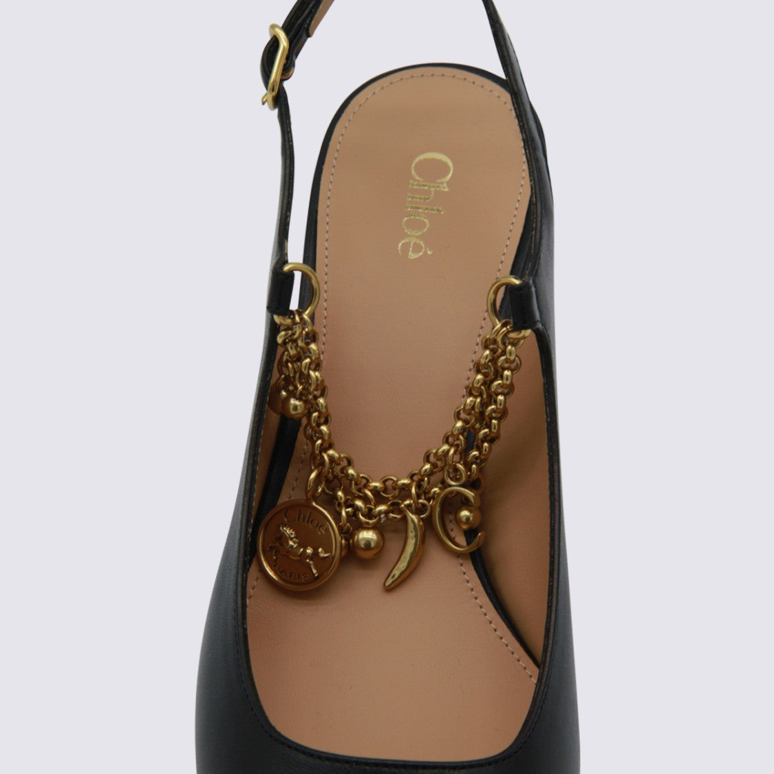 Chloé Black Leather Pumps