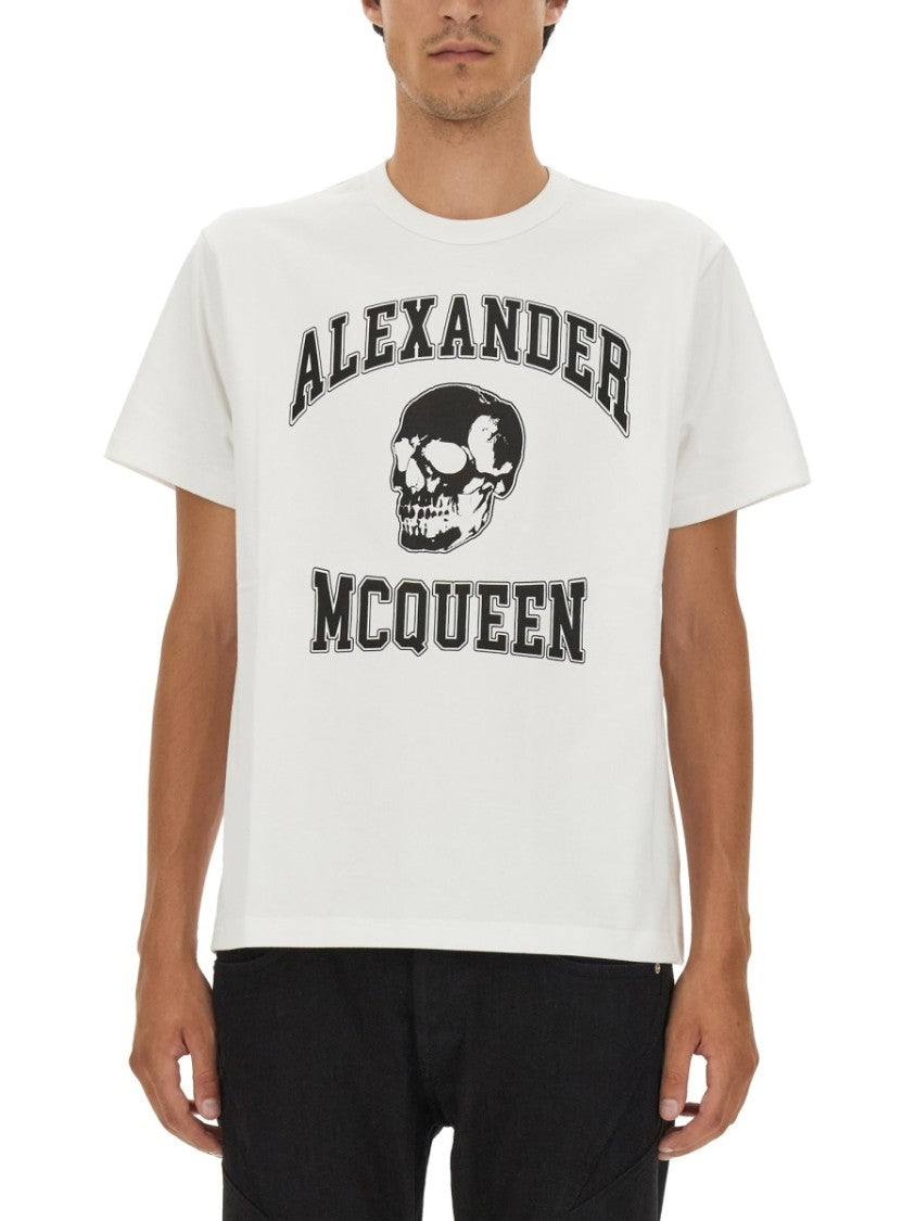 Alexander Mcqueen Skull Logo T-Shirt