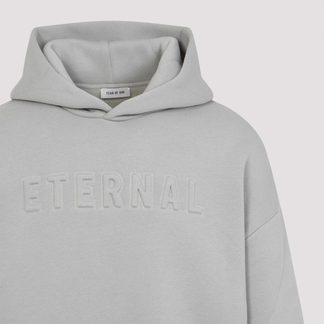 Fear Of God Dove Grey Cotton Eternal Hoodie