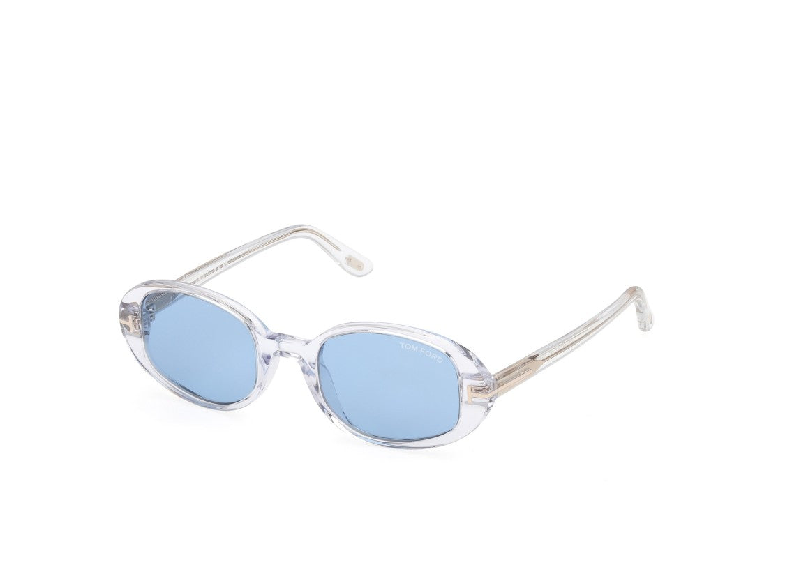 Tom Ford Ft1364 Sunglasses Rounded Square Acetate - Translucent