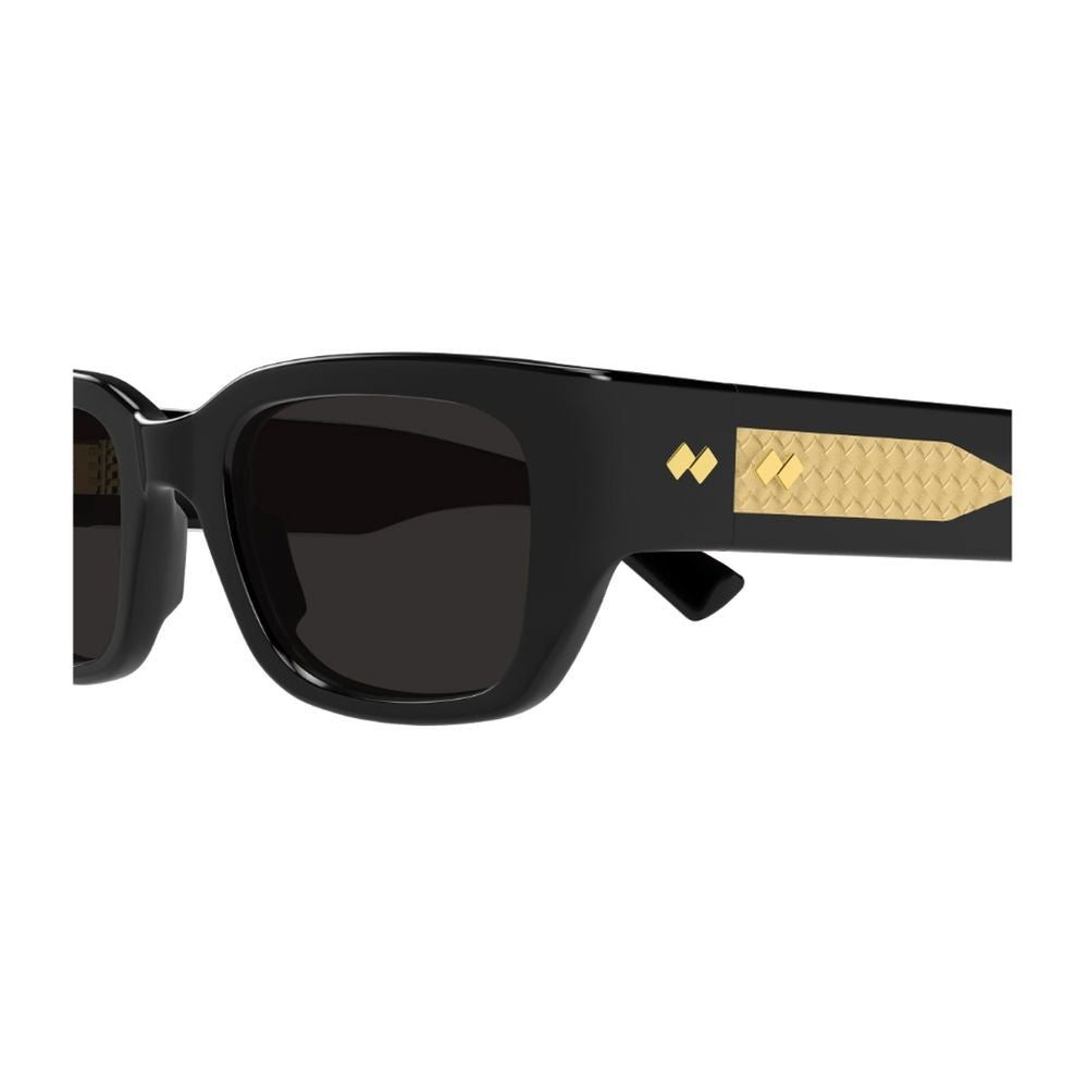 Bottega Veneta Bv1400s Intrecciato Line Squared Vintage-Inspired Sunglasses