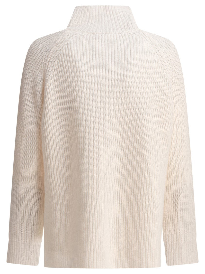 Kangra Asymmetrical Cashmere Knit Sweater
