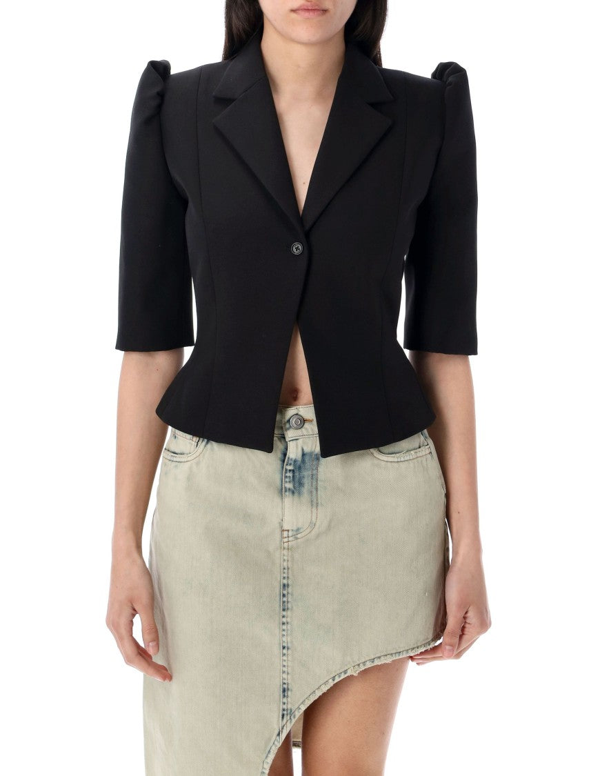 Coperni Slim-Fit Cropped Tailored Jacket