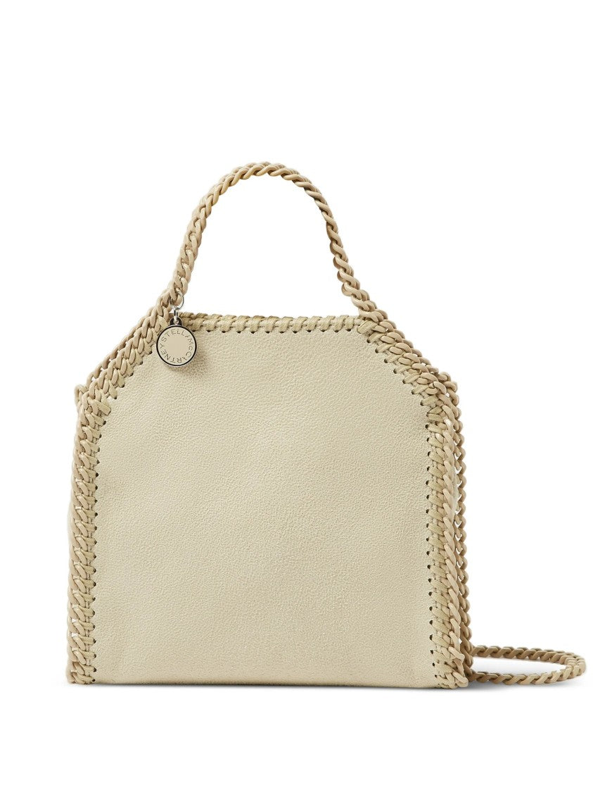 Stella Mccartney Braided Trimmed Tiny Shoulder Bag With Detachable Chain Strap