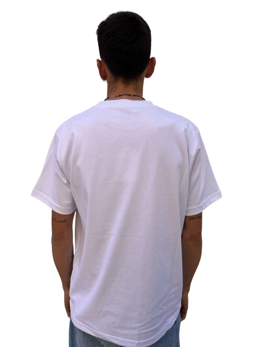 Casablanca Straight-Cut Printed T-Shirt With Landscape Design