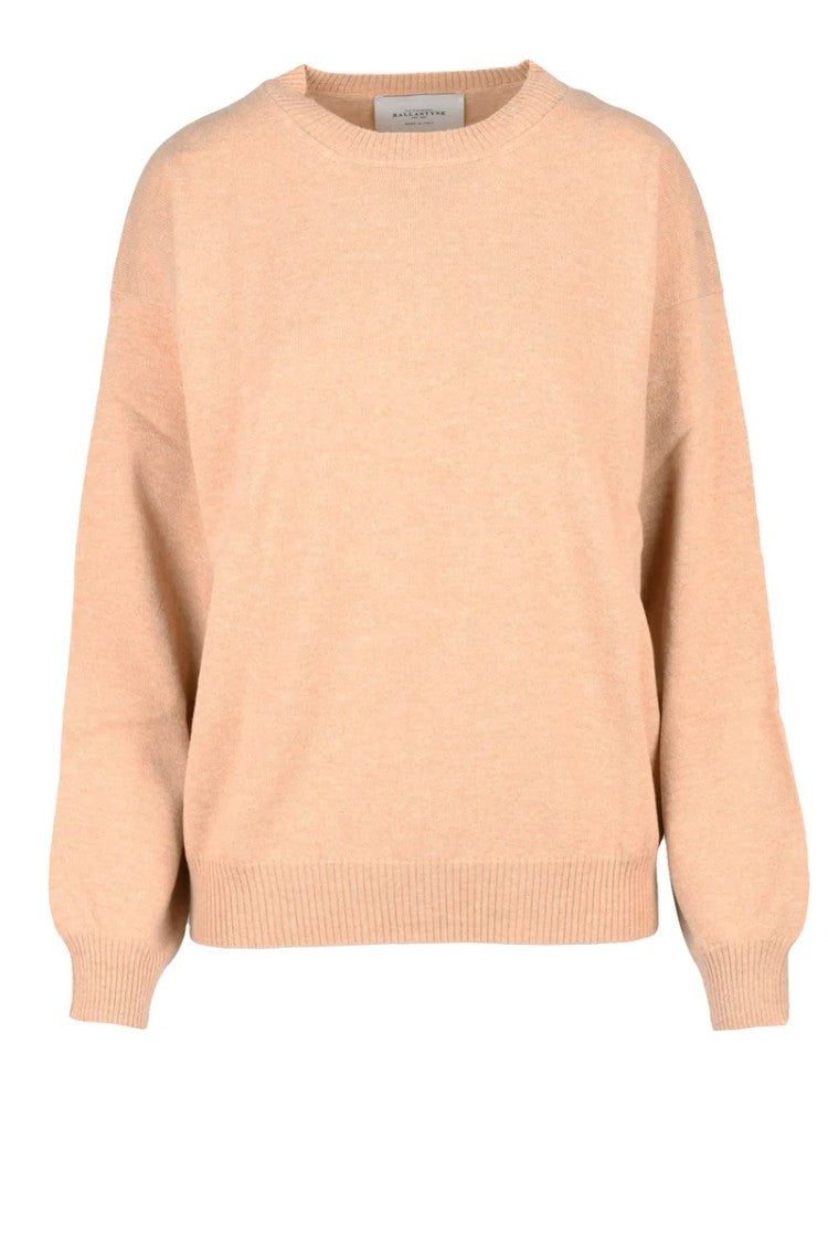 Ballantyne Crew Neck Sweater Wool Beige