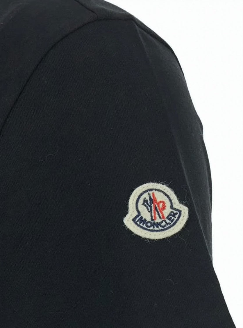 Moncler Short-Sleeved T-Shirt With Bold Stripe Detail