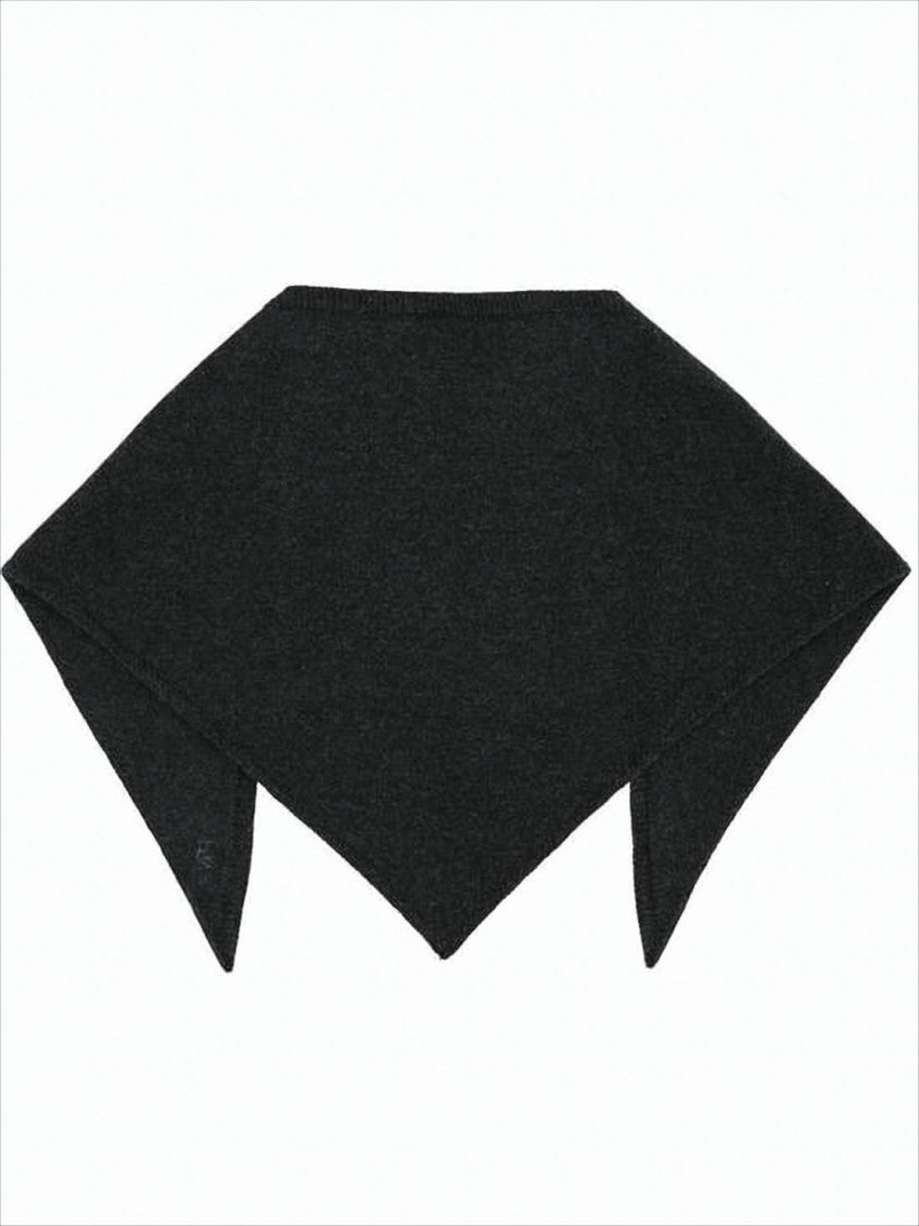 Paloma Wool Textured Triangular Wool Scarf With Pointed Ends
