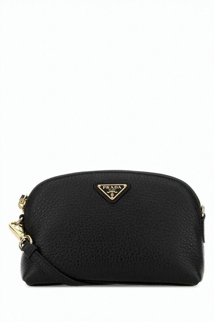 Prada Textured Cowhide Leather Shoulder Bag