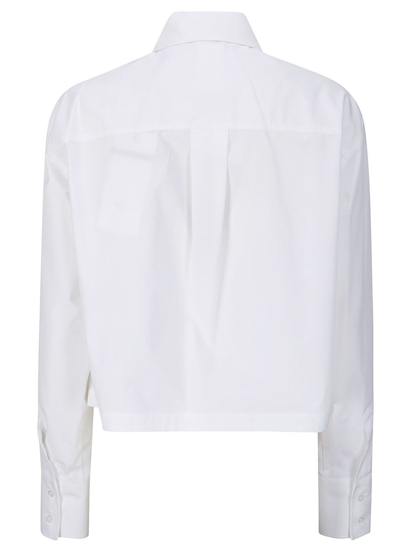 Sportmax White Sure Short Cotton Shirt