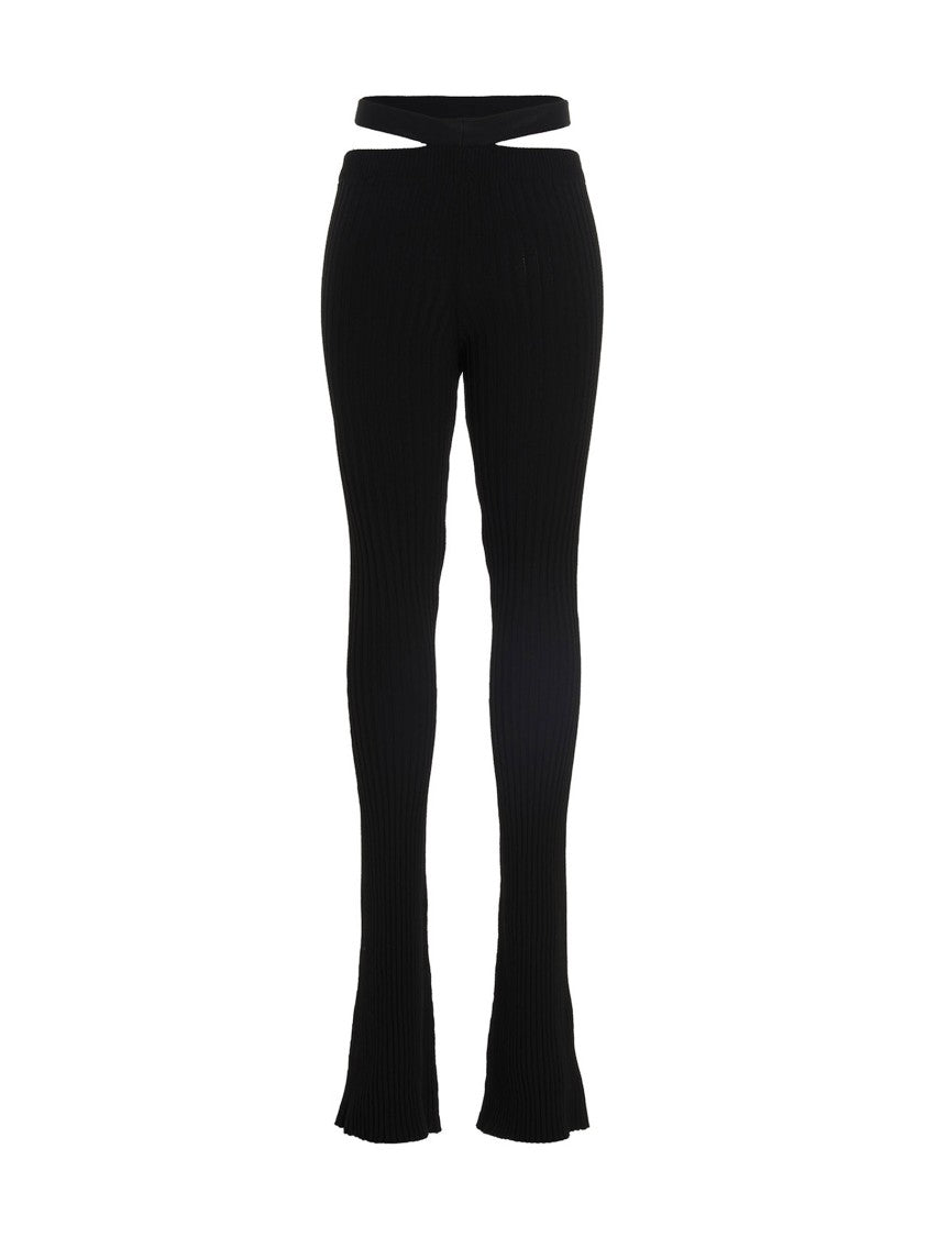 Andreâdamo Ribbed Flared Trousers