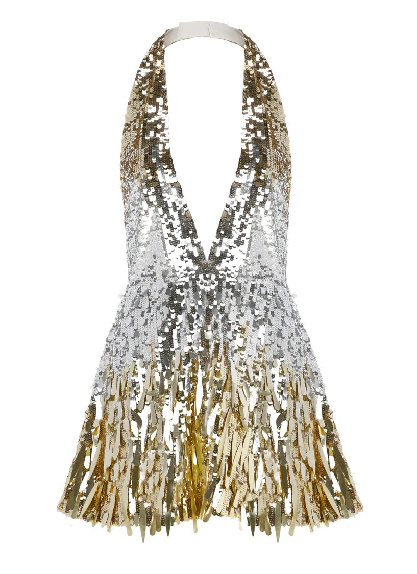 Retrofête Dress With Paillettes