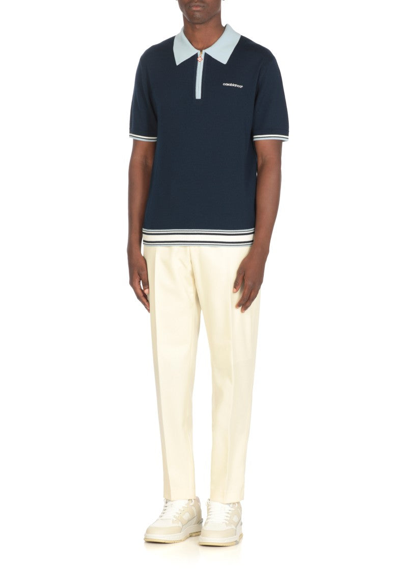 Casablanca Merino Tennis Polo