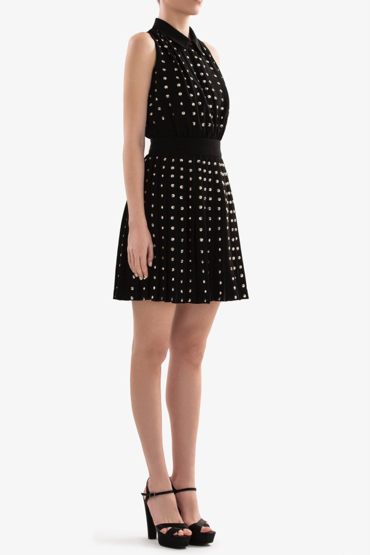 Saiid Kobeisy Beaded Tennis Skirt