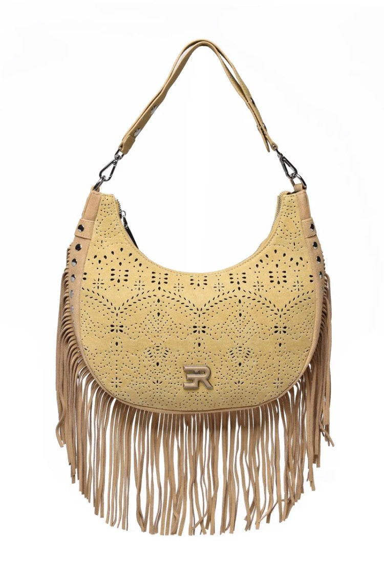 Ermanno Firenze Hobo Terra Canvas Sangallo - Beige