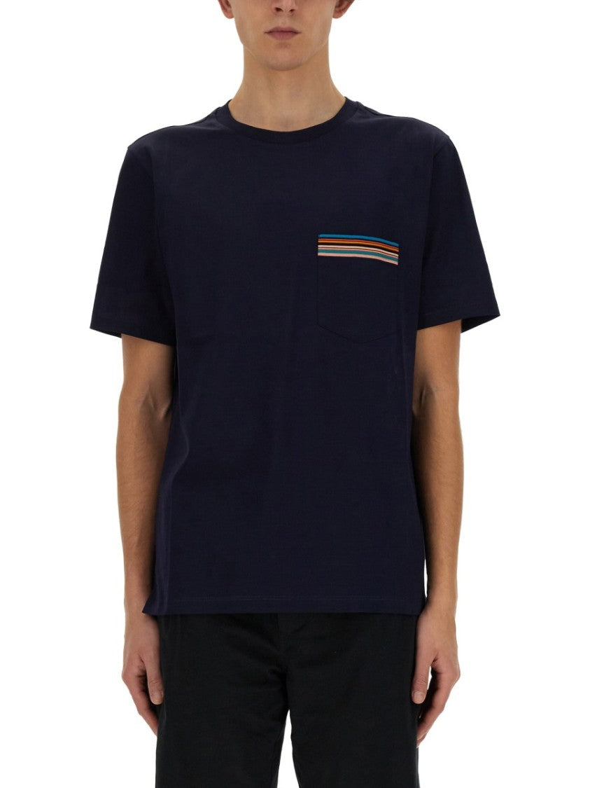 Paul Smith Stripes Pocket T-Shirt