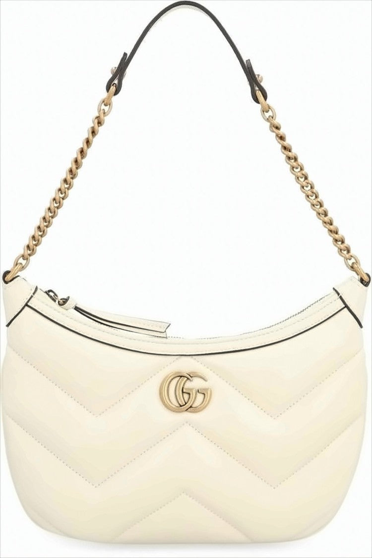 Gucci Chevron Quilted Leather Shoulder Bag