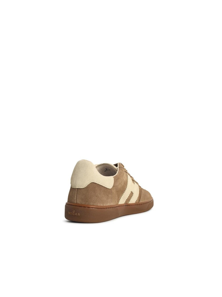 Hogan Cool' Beige Suede Sneakers