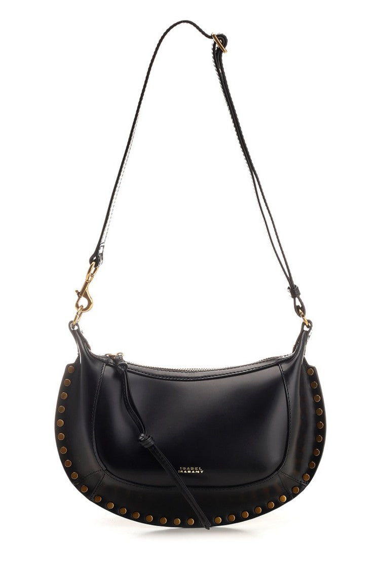 Isabel Marant Crescent-Shaped Shoulder Bag With Metallic Studs