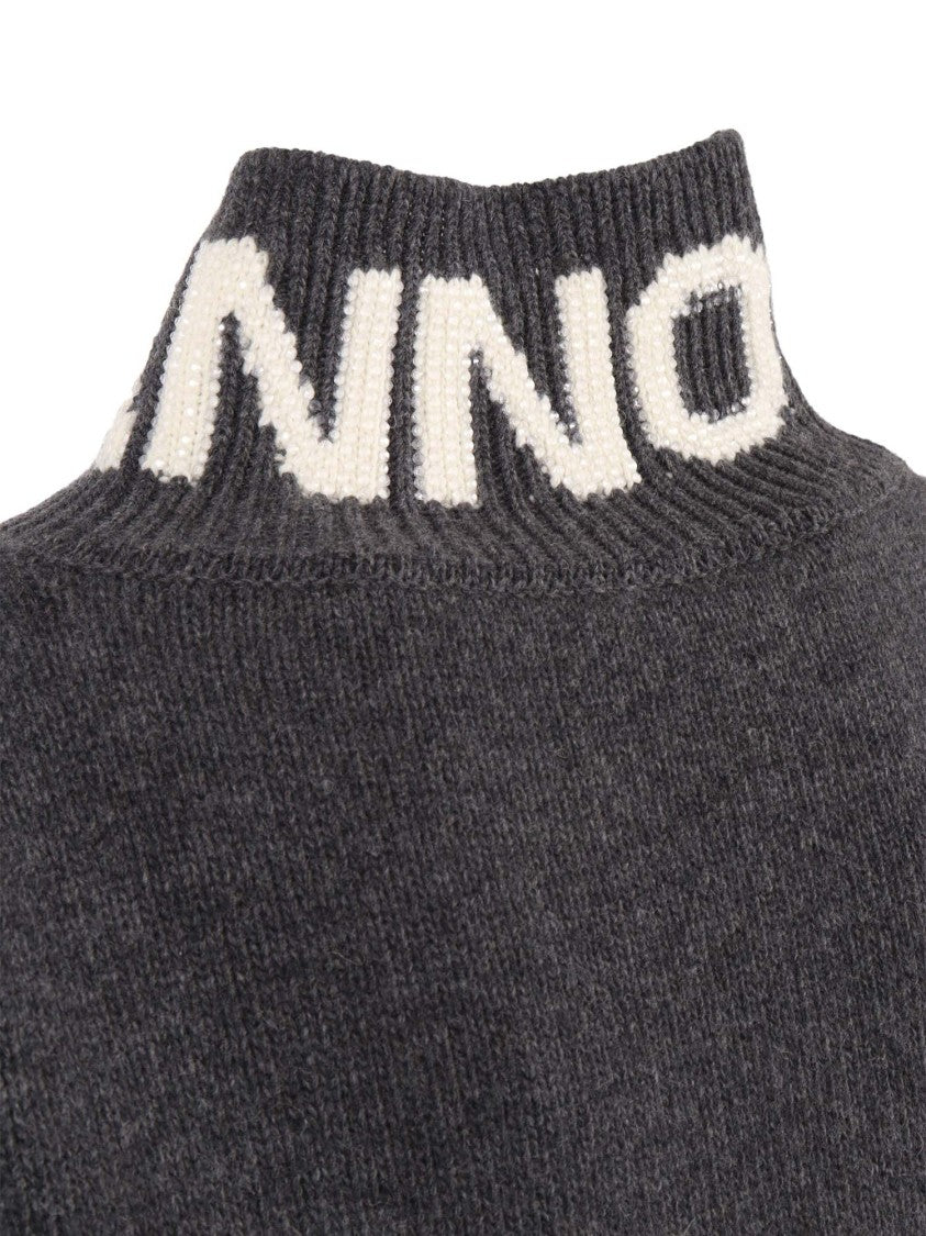 Ermanno Scervino Fitted Turtleneck Sweater With Soft Texture