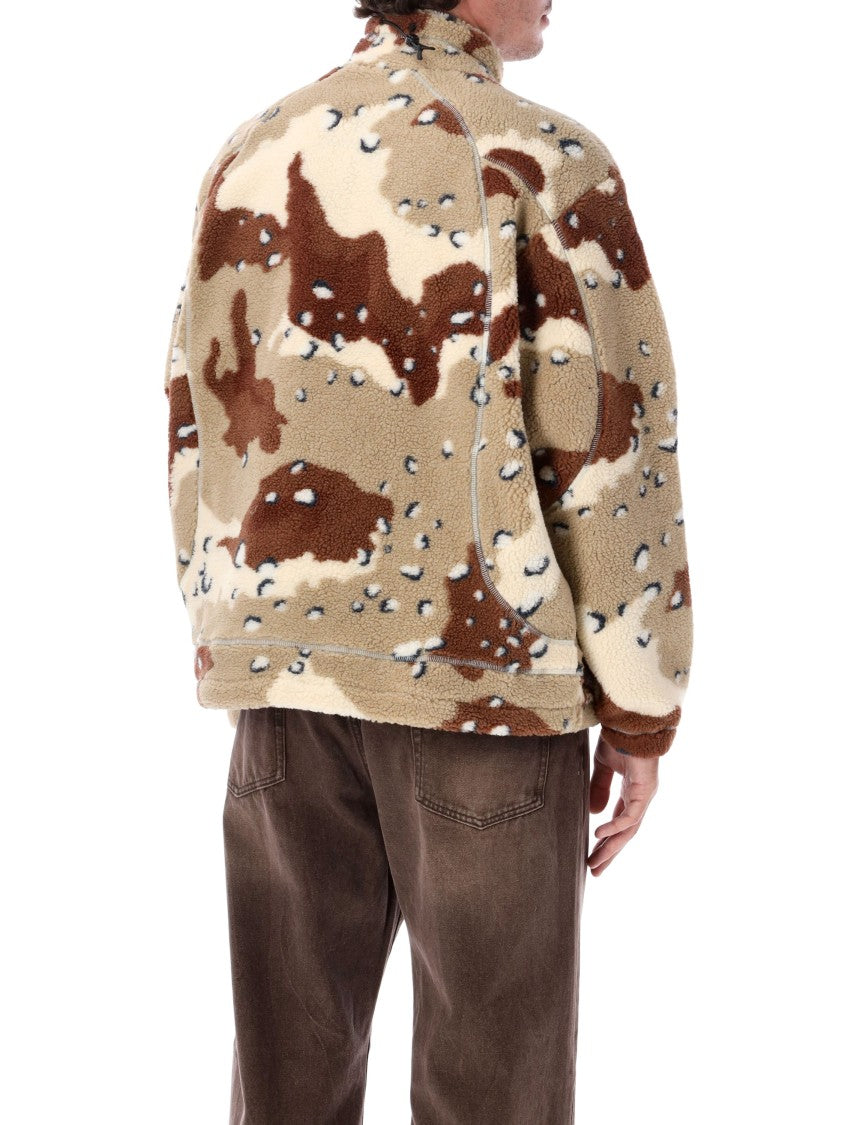 Obey Sherpa Textured Camouflage Jacket By Obey