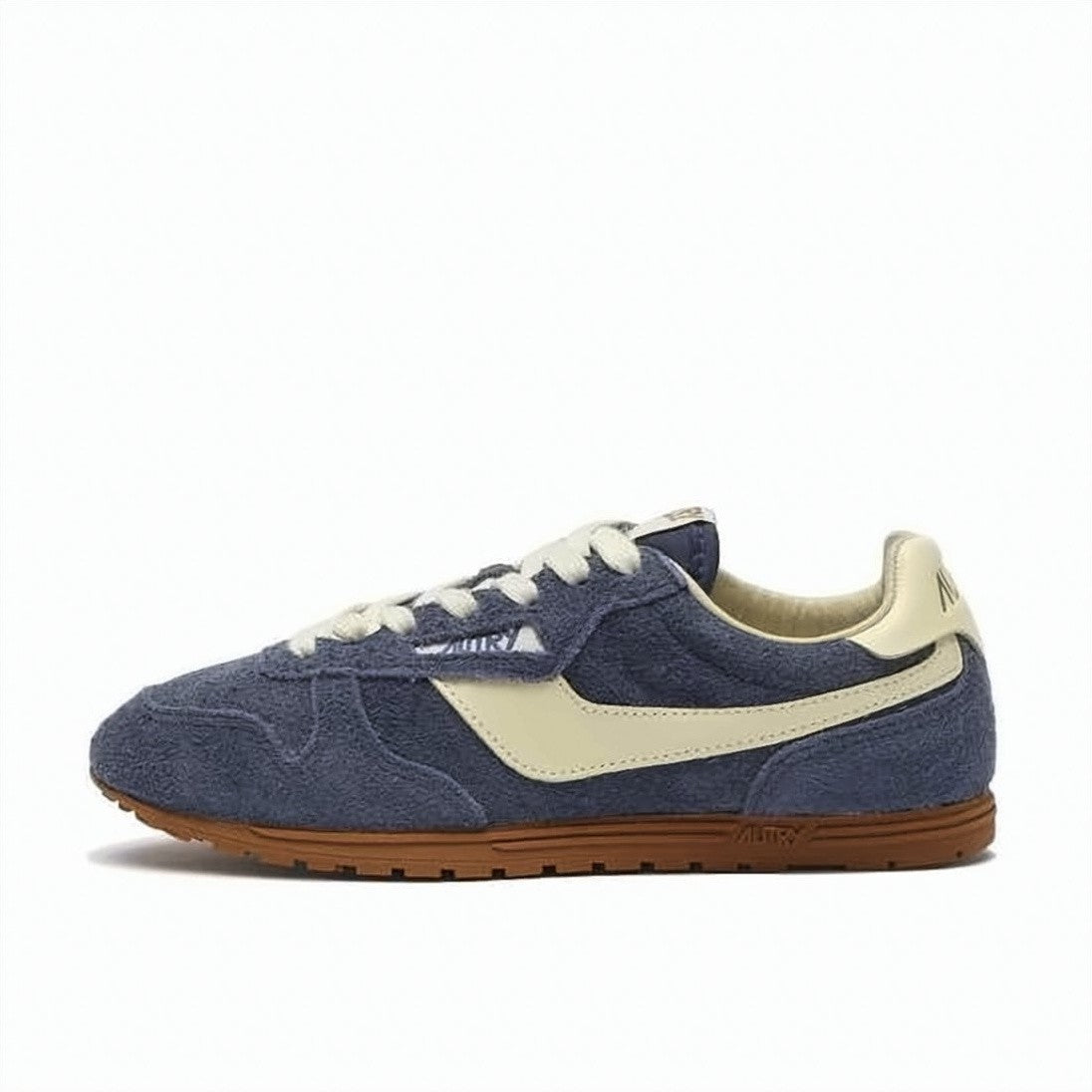 Autry Textured Suede And Nylon Sneakers