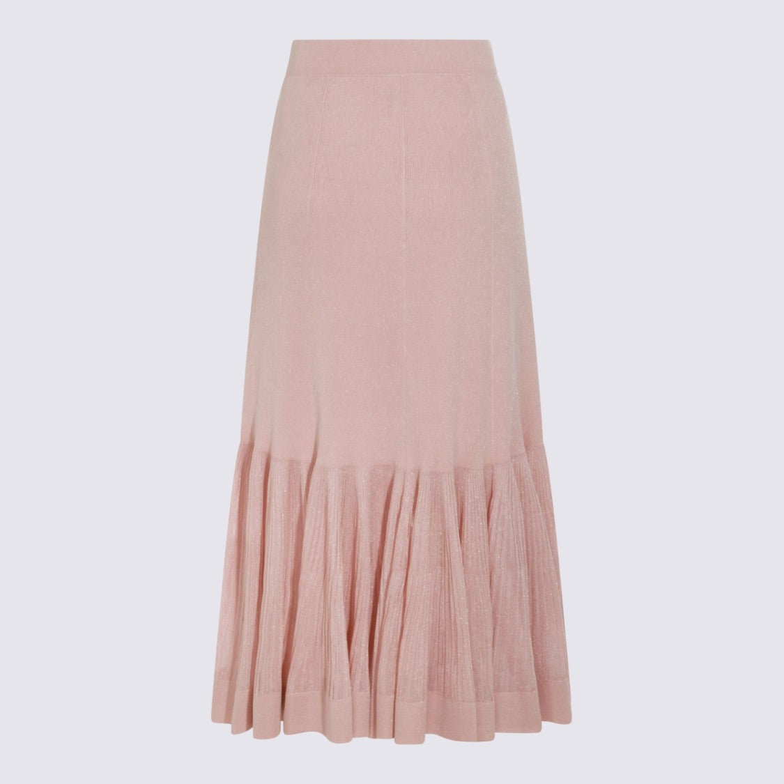 Zimmermann Midi Skirt With Flowing Silhouette And Pleated Hem