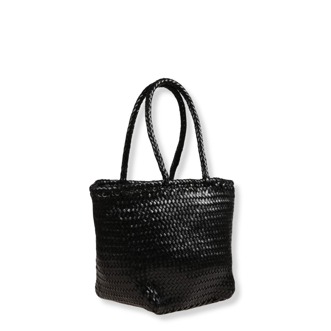 Dragon Diffusion Structured Handbag With Minimalist Design And Smooth Finish