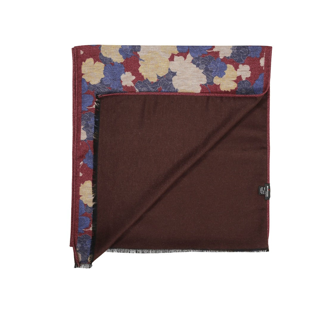 Kiton Floral Cashmere Scarf