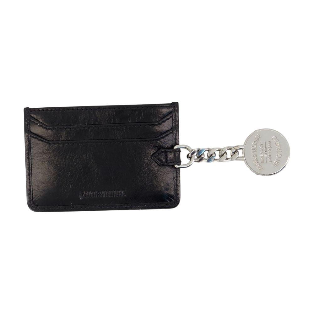 Zadig & Voltaire Sunny Pass Card Holder - Leather - Black