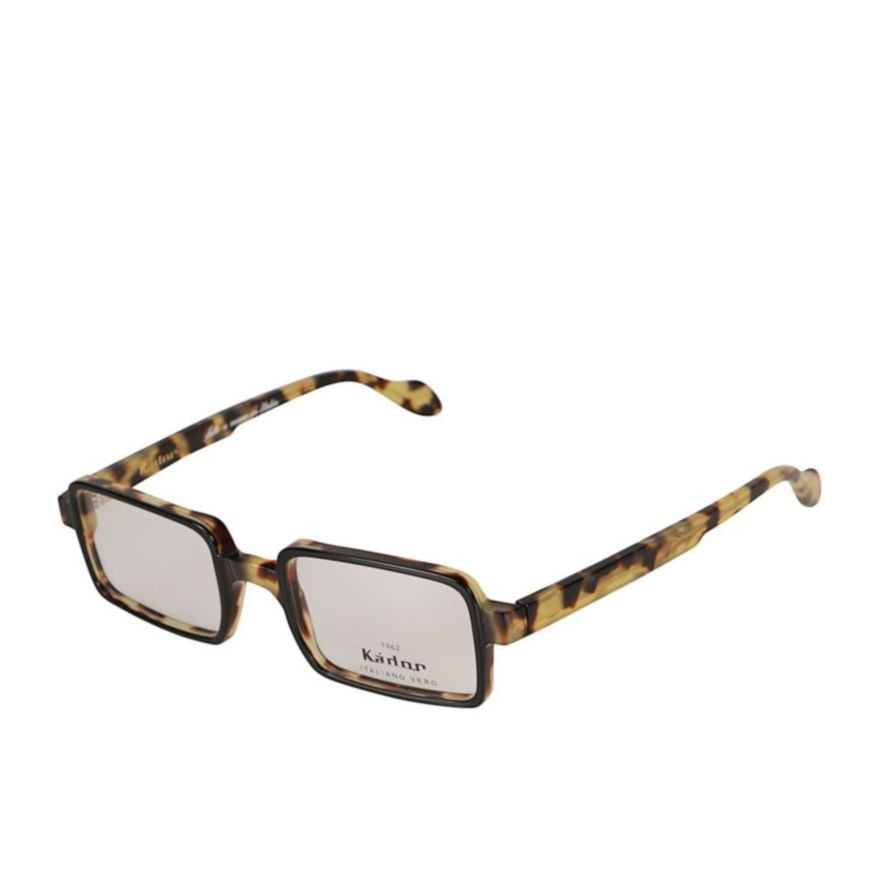 Kador Planet Light Rectangular Tortoiseshell Frame Eyeglasses With Curved Temples