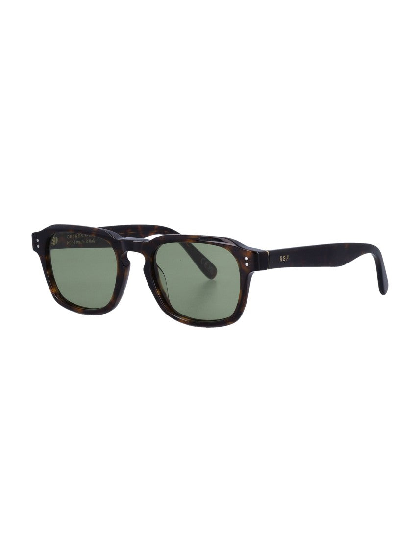 Retrosuperfuture Rectangular Tortoiseshell Sunglasses With Thick Rims
