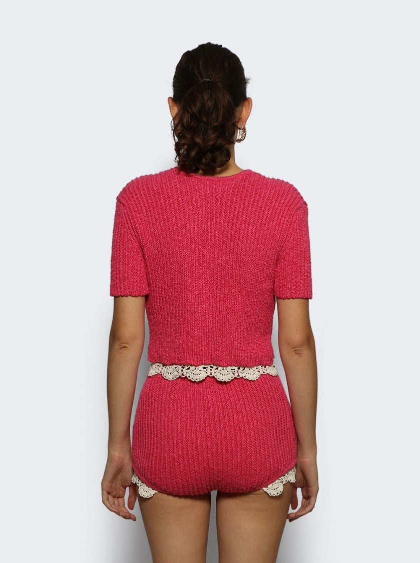 Magda Butrym Knitwear 09 Cardigan Pink