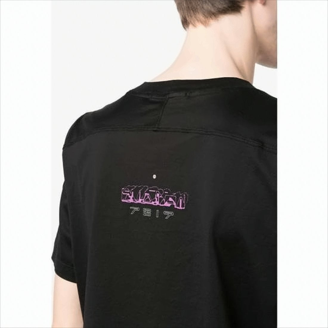 Stone Island Classic Crew Neck Short-Sleeved T-Shirt With Bold Graphic