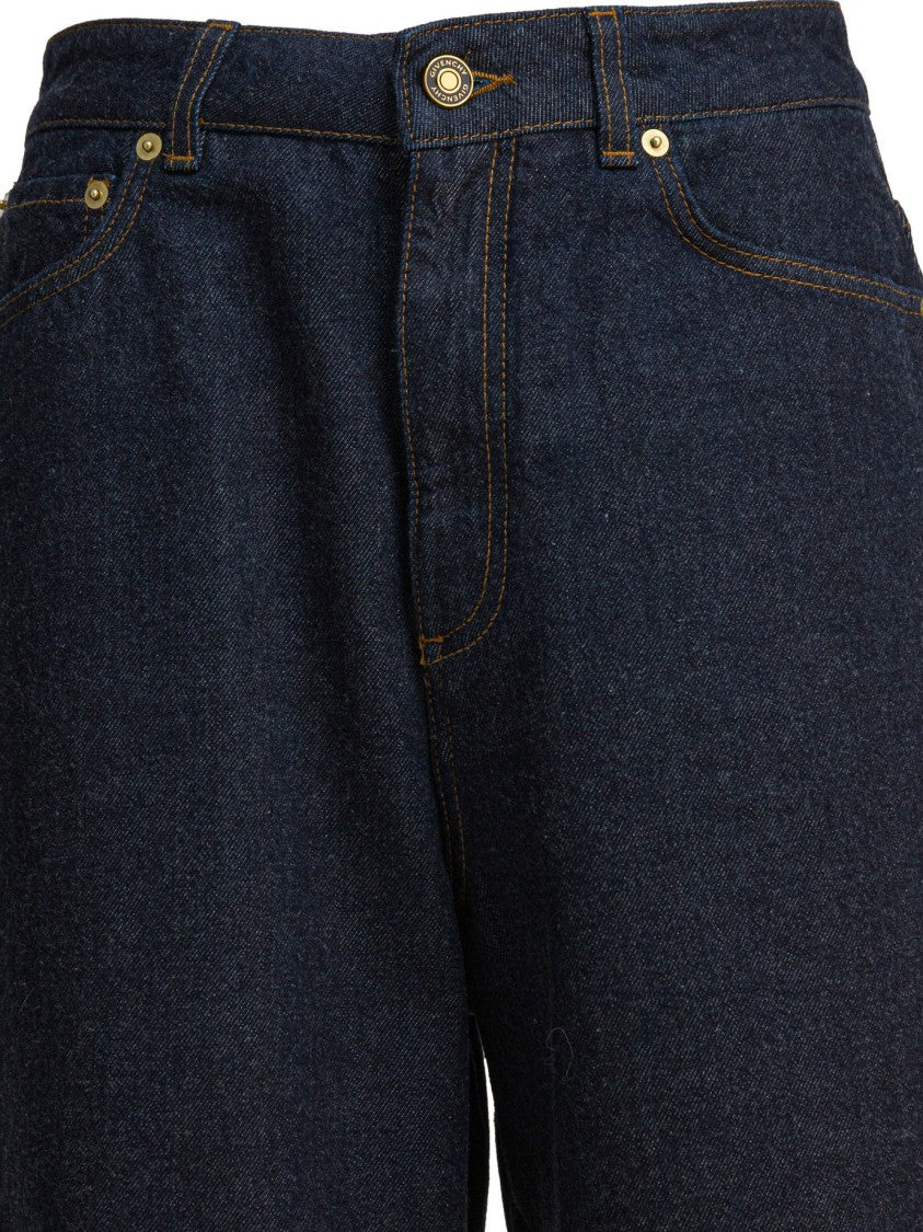 Givenchy Cocoon-Style Denim Jeans With Classic Five-Pocket Design