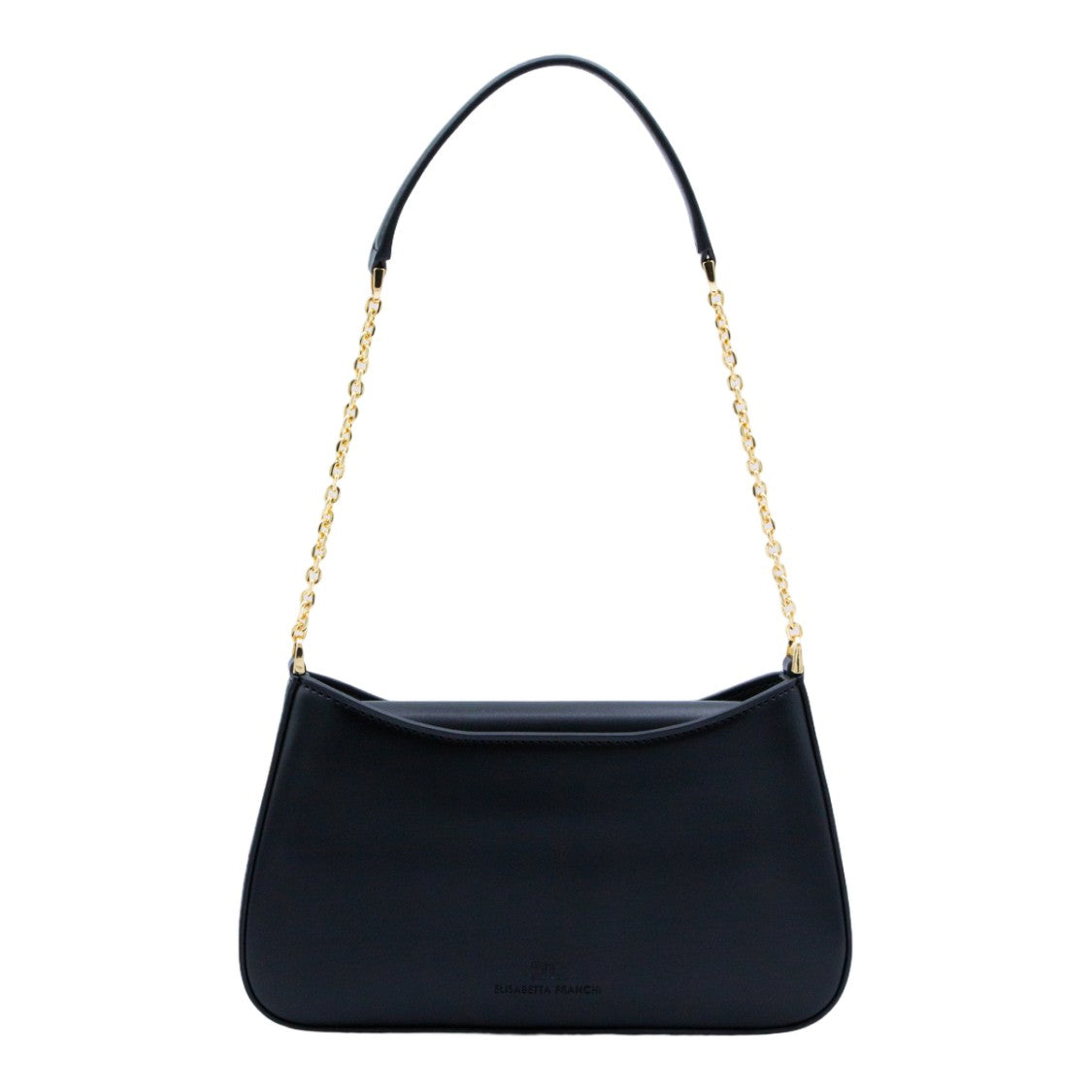 Elisabetta Franchi Structured Black Handbag
