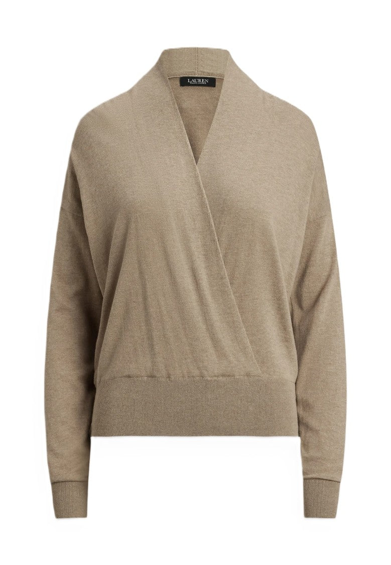 Lauren Ralph Lauren Wakira Long Sleeve Pullover In Adirondack Heather